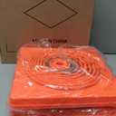 BATTIFE [2 Pack] 28 Inch Collapsible Traffic Safety Cones, Orange Cones, Multi Purpose Pop-up Cones with Reflective Collar, for Road Parking, Driving Practice