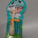 Kids Toothbrushes 2 Pack,Soft Bristle Toothbrushes for Baby 1-3 Years Old Cute Dinosaur Toothbrush for Toddlers Baby's First Training Toothbrush Anti-Strike Throat Not Easy to Shed Bristles