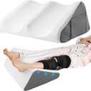 BALAPET Leg Elevation Pillows for After Surgery, 8.7'' Foam Leg Support and Elevation Knee Pillow, Knee Replacement Recovery Aids for Relieves Hip, Knee Pain and Improves Blood Circulation