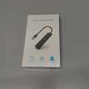 USB 3.0 Hub, 4-Port USB Hub, USB Splitter USB Expander for Laptop, Xbox, Flash Drive, HDD, Console, Printer, Camera,Keyborad, Mouse, and More