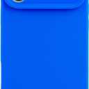 for iPhone 17 Pro Max Genuine Liquid Silicone Case, Camera Protector, Stain-Resistant, Heavy Duty Shockproof, Premium Basic Matte Phone Case Slim Fit Cover 6.9" 2025, Bright Royal Cobalt - Blue