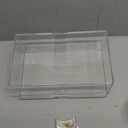 Cq acrylic Wall Mount Paper Towel Dispenser with Lid,Clear Folded Paper Towel Holder for Bathroom Toilet and Kitchen,Suitable for Z-fold, C-fold or Multi-Fold Paper Towels,Pack of 1