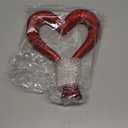 Relaxgiant 11.8 Inch Valentine Glitter Heart Tree Topper Valentines Red Foam Heart Tree Topper for Treetop Large Red Romantic Decorations for Home Wedding Holiday Party Supplies Gift