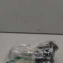 Dog Chrome Metal Muzzles Wire Basket Adjustable Leather Straps (#4) Circumference is 9.4-11 in, Length is 3.1-3.5 in