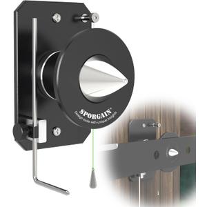 [Update] Lawn Mower Blade Balancer, High Precision with Magnetic for Adjustable Blade Holder, Wall Mounted Blade Balancing Tool, Black