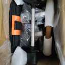 Babideal Lightweight Travel Stroller for Baby, Self-Folding Toddler Stroller with Large Canopy, Full-Reclining Seat, Cup Holder Included - Newborn to 50lbs. (Black)