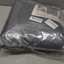 Magnetic Thermal Insulated Door Curtain Fits Door Size 36" x 82", Magnetic Thermal Cover for Winter with Weatherproof Oxford Fabric and Cotton Fiber Fill, Grey