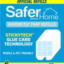 Safer Home SH506 Indoor Plug-in Fly Trap Refill Pack of 6 Glue Cards for SH502 Indoor Fly Trap