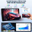 SIXTOP 4G+64G Android Car Stereo for Honda Odyssey 2011-2017 Wireless CarPlay Android Auto, 9 inch in-Cell 1280 * 720 Touchscreen, GPS,Bluetooth 5.0 Radio, FM/RDS, SWC, EQ AHD Rear Camera