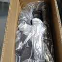 Baby Stroller, 2-in-1 Reversible Toddler Seat with Lie-Flat Mode, Foldable Infant Stroller with Canopy, One Button Brake, Adjustable Handle, Newborn Pushchair (Black B)