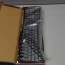 MCSaite Wired Arabic/English Computer Keyboard, Full-Size Keyboard, 104-keys, USB Plug-and-Play, Foldable Stands, Compatible with PC, Laptop