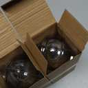 12V Edison Bulb Low Voltage Warm White 2700K E26 Base, DC/AC 12V 24V 36V LED Light Bulbs 40W Equivalent Smoky Grey Glass for RV Camper, 2 Pack