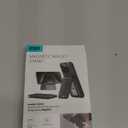 ESR for MagSafe Wallet with Stand, RFID Blocking with MagSafe Ring, 5 Card Holder for Phone Case, Slim Leather Magnetic Wallet for iPhone 17/16/15/14/13/12 Series(Not for Mini), Selected Samsung, Black