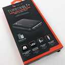 Helix ETHPB5 Power Bank Turbovolt+ 5000mAh 3-Port Portable Battery with Charger, Black