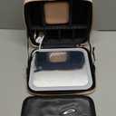 Makeup Travel Train Case with Mirror LED Light 3 Adjustable Brightness Large Cosmetic Bag Portable Storage Adjustable Partition Waterproof Makeup Brushes Make up Jewelry Gift for Women (Pink)