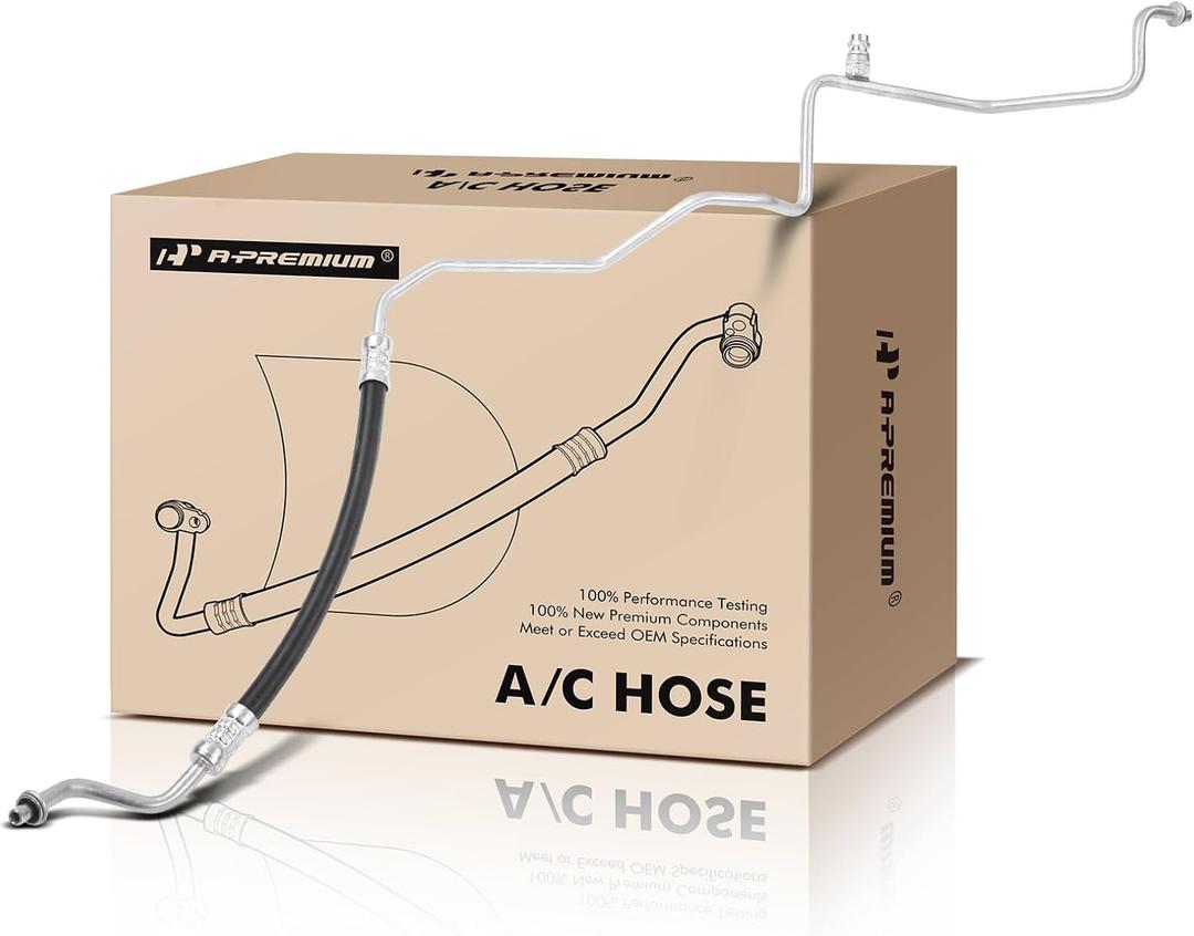 A-Premium A/C Liquid Line Hose Assembly Compatible with Chevrolet Silverado 1500 2014-2018, Cheyenne 2014 & GMC Sierra 1500 2014-2018, Sierra 1500 Limited 2019, Condenser to Evap, w/o Orifice Tube