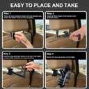 Buddy 2-Pack - Universal Vehicle Headrest Mount for Compound Bows, Secure & Space-Saving Storage for Trucks/SUVs/Cars, Soft-Padded Anti-Scratch Design
