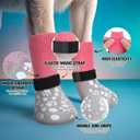 BINGPET Dog Socks to Prevent Licking Paws with Grippers for Hardwood Floors Anti Slip, Winter Warm Pet Shoes Booties, Extra-Thick Grip Dog Boots & Paw Protectors for Small Medium Large Senior Dogs, S