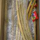 Asee'm 7.2FT Gold Wedding Arch Round Backdrop Stand Large Circle Metal Floral Balloon Frame for Party Anniversary Birthday Graduation Valentine Ceremony Decorations