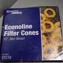 Royal Premium 10" Econoline Non Woven Filter Cones, Package of 50