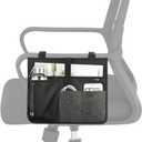 Cosmos Armrest Chair Side Organizer Bedside Caddy Organizer Bunk Bed Storage Bag Armchair Wheelchair Hanging Side Pocket Bag for Ipad, Tablet, Phone, Remote Control, Magazines, Books & Water Bottle