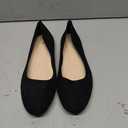 Shupua Flats for Women Round Toe Flat Shoes Dressy Black Ballet Flats Comfortable Womens Dress Shoes Ballerina Flats for Work
 Size 41