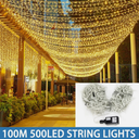 100M 500LED String Lights Warm White Christmas Fairy Wedding Garden Waterproof
Click Fun Store
(194403)