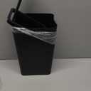 N. NETDOT 3 Pack 10 Liter Small Trash Can with lid, 2.6 Gallon,Garbage Can Slim Trash Bin Waste Basket for Bathroom,Kitchen,Bedroom,Living Room,Office,Laundry - Black