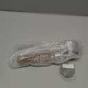 51mm Bottomless Portafilter for CM5418, 3 Ears Portafilter with 51mm Puck Screen Compatible for CASABREWS Espresso Machine CM5418, 3700Essential and 5418Pro, Stainless Steel Filter Holder and Filter (Silver&Wood)