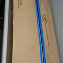 Furologee 60" Computer Desk with File Cabinet and Storage Shelves, Reversible Home Office Desk with LED Lights, Full Monitor Stand, Power Outlets, Study Gaming Table with 4 Drawers, Rustic Brown