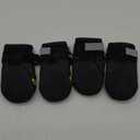 QUMY Dog Shoes for Large Dogs, Medium Dog Boots & Paw Protectors for Winter Snowy Day, Summer Hot Pavement, Water-Resistant in Rainy Weather, Outdoor Walking, Indoor Hardfloors Skid-Resistant Sole (Size 8: 3.0''x3.3"(W*L) (Pack of 4))