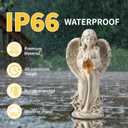 Angel Solar Garden Statues: 12.5 Cemetery Decorations for Grave Praying Angel Figurines for Outdoor Lawn Yard Patio Decor Memorial Gifts for Women