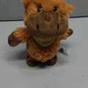 Hopearl Talking Highland Cow with Yellow Bib Repeats What You Say Walking Electric Interactive Animated Toy Speaking Plush Buddy Gifts for Toddlers, Brown, 9''