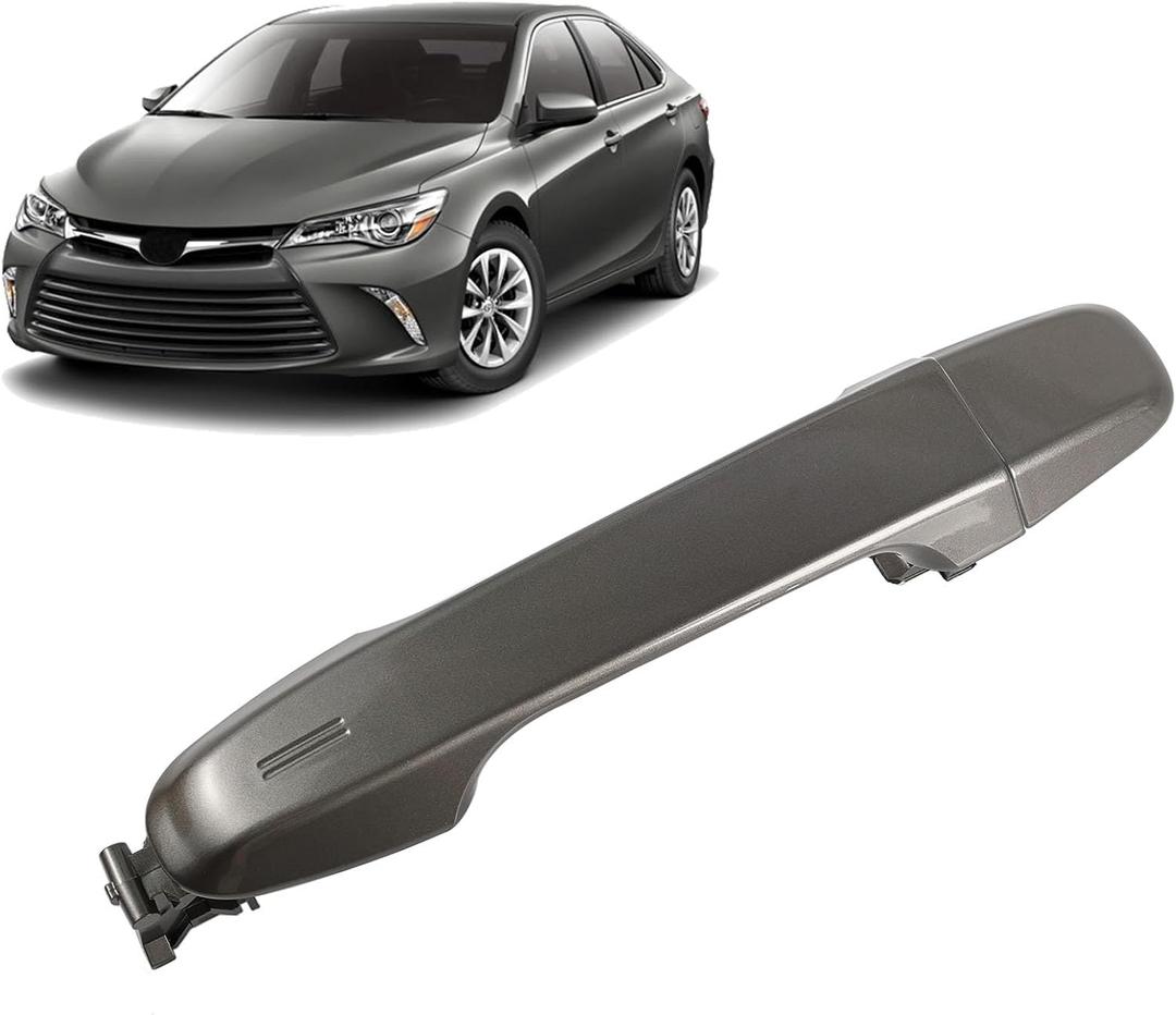Exterior Door Handle for Toyota Camry 2012 2013 2014 2015 2016 2017 Rear Left Driver or Right Passenger Side Outside Door Handle Gray Replace# 6921106090,6921206370