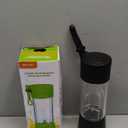 Portable Blender Cup,Electric USB Mini Juicer Blender For Shakes and Smoothies, Juice,380ml, Six Blades Great for Mixing,Black