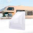RVGUARD RV Skylight Replacement, 11" x 24" Outer Dimension Skylight Fits All Standard 8" x 20" Openings, RV Skylight for Camper Trailer Fifth Wheel Truck, UV Resistant, Impact Resistant, White