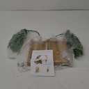 Dahey 2 Pack Wood Wall Planter Vase with Artificial Eucalyptus Farmhouse Wall Hanging Decor Pocket Planter for Indoor Fake Plants Greenery Flowers, livingroom Bedroom Kitchen Home Office Decoration (Medium, Natural)