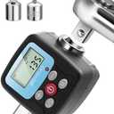 GOYOJO Digital Torque Wrench Adapter, 4-135Nm (2.95-99.6 ft-lb) Electronic Torque Converter with Digital Display, 1/2", 1/4", 3/8" Adapters for Motorcycles, Engine Maintenance, and Versatile DIY Use