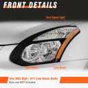 for 2008-2013 Nissan Rogue Headlights Chrome Pair