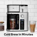 Braun MultiServe Plus 10-Cup Drip Coffee Maker - Hot & Cold Multi-Serve Brewer with Timer and Auto Start, Hot Water Dispenser, Over Ice Function, Stainless Steel & Pod-Free Design, KF9370SI