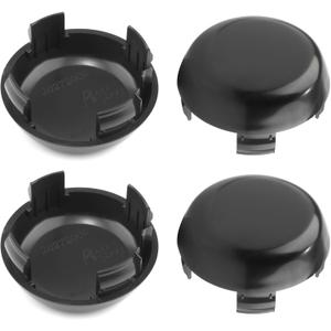 4Pcs Wheel Center Caps for Prius 2001-2009 Wheel Rim Outer 57mm(2.24in) Inner 52mm(2.05in) Black Hub Caps