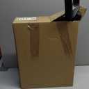 Snow Shovel for Driveway, Snow Removal Shovel with Ergonomic D-Grip Handle, 48-inch Long Lightweight Shoveling Tool, Large Capacity Shovel for Garden, Car Garage, Home Sidewalk and Camping, Black