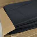 sancua 2 Pack Black Tablecloth 60 x 102 Inch, Rectangle 6 Feet Table Cloth - Stain and Wrinkle Resistant Washable Polyester Table Cover for Dining Tables, Buffet Parties and Camping