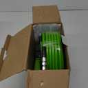 Tool Daily Sewer Jetter Kit for Pressure Washer 100 FT, Short Power Washer Gun, Drain Cleaner Hose 1/4 Inch NPT, Corner, Rotating and Button Nose Sewer Jetting Nozzle, 3600 PSI (Green)