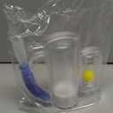 Incentive Spirometer Adult,Breathing Exercise Device for Lungs,Breathing Trainer,Spirometer Lung Exerciser-5000ml Volume Measurement with Flow Rate Indicator