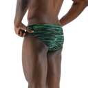 TYR Men's Durafast Elite Racer Brief Swimsuit, 36, Green Fizzy