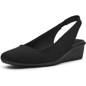 Anne Klein Women's Witty Pump, Blk Stretch, 5.5