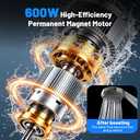 Whole House Water Pressure Booster Pump,4/5HP 110V AC Permanent Magnet Motor, Compact Design for Home, Apartment, Villa, and Shower