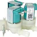 Washer Water Inlet Valve for LG WM5000HWA WM9000HVA WM9000HWA WM3670HWA WM1388HW WM2050CW WM2150HW WM2233HU WM2233HW WM2350HSC WM2455HG WM2455HW WM2496HSM WM2496HWM WM3180CW 79641283311 79641372210