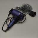 Slopehill Professional Ionic Hair Dryer, Powerful 1800W Fast Drying Low Noise Blow Dryer with 2 Concentrator Nozzle 1 Diffuser Attachments for Home Salon Travel (Prussian Blue)